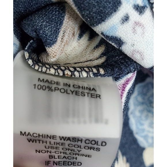 NWT Vince camuto floral print shirt midi dress - Picture 12 of 16